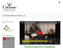 Tablet Screenshot of cuttime.com